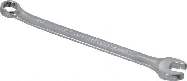Proto - 11/32" 12 Point Offset Combination Wrench - 15° Offset Angle, 5-5/8" OAL, Steel, Chrome Finish - Exact Tool & Supply