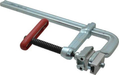 Bessey - 4-3/4" Deep Throat, 12" Max Capacity, Spreader Sliding Arm Clamp - 2,600 Lb Clamping Pressure, 3/4" Spindle Diam - Exact Tool & Supply