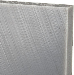 Made in USA - 1/2" Thick x 24" Wide x 2' Long, Polyethylene (UHMW) Sheet - Black, Oil-Filled Grade - Exact Tool & Supply