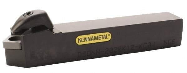 Kennametal - DSDN, Neutral Cut, 0° Lead Angle, 20mm Shank Height x 20mm Shank Width, Negative Rake Indexable Turning Toolholder - 125mm OAL, SN..1204.. Insert Compatibility, Series Kenclamp - Exact Tool & Supply