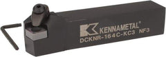 Kennametal - DCKN, Right Hand Cut, 15° Lead Angle, 1" Shank Height x 1" Shank Width, Negative Rake Indexable Turning Toolholder - 5" OAL, CN..42. Insert Compatibility, Series Kenclamp - Exact Tool & Supply