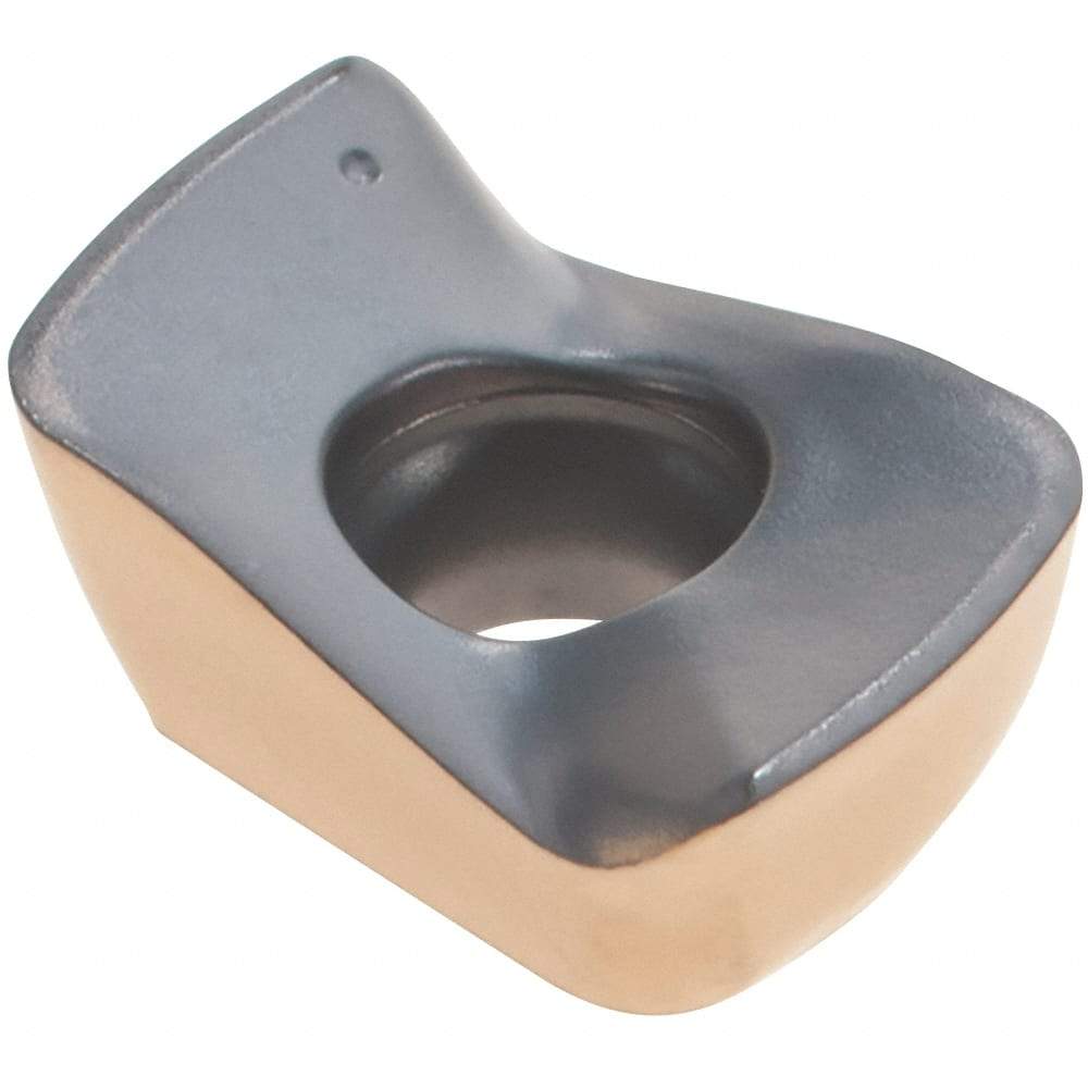 Iscar - APKT1003 FF Grade IC830 Carbide Milling Insert - TiAlN/TiN Finish, 0.1378" Thick, 1.9mm Corner Radius - Exact Tool & Supply