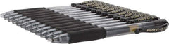 Pilot - Ball Tip Gel Roller Ball Pen - Black - Exact Tool & Supply