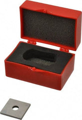 Value Collection - 0.1009" Square Steel Gage Block - Accuracy Grade 0, Includes NIST Traceability Certification - Exact Tool & Supply