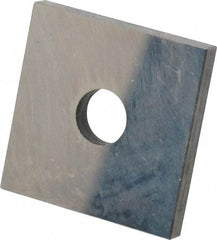 Value Collection - 0.123" Square Steel Gage Block - Accuracy Grade 0, Includes NIST Traceability Certification - Exact Tool & Supply