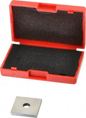 Value Collection - 0.124" Square Steel Gage Block - Accuracy Grade 0, Includes NIST Traceability Certification - Exact Tool & Supply