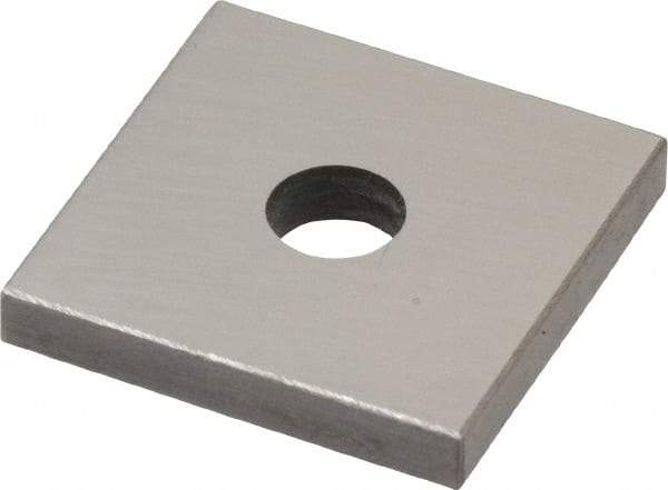 Value Collection - 0.141" Square Steel Gage Block - Accuracy Grade 0, Includes NIST Traceability Certification - Exact Tool & Supply