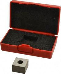 Value Collection - 0.6" Square Steel Gage Block - Accuracy Grade 0, Includes NIST Traceability Certification - Exact Tool & Supply