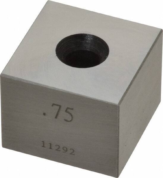 Value Collection - 0.75" Square Steel Gage Block - Accuracy Grade 0, Includes NIST Traceability Certification - Exact Tool & Supply