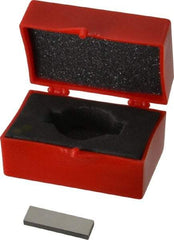 Value Collection - 0.128" Rectangular Steel Gage Block - Accuracy Grade 0, Includes NIST Traceability Certification - Exact Tool & Supply