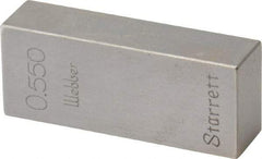 Value Collection - 0.55" Rectangular Steel Gage Block - Accuracy Grade 0, Includes NIST Traceability Certification - Exact Tool & Supply