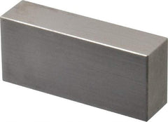 Value Collection - 0.6" Rectangular Steel Gage Block - Accuracy Grade 0, Includes NIST Traceability Certification - Exact Tool & Supply