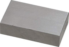 Value Collection - 0.8" Rectangular Steel Gage Block - Accuracy Grade 0, Includes NIST Traceability Certification - Exact Tool & Supply