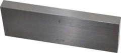 Value Collection - 4" Rectangular Steel Gage Block - Accuracy Grade 0, Includes NIST Traceability Certification - Exact Tool & Supply