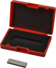 Value Collection - 0.126" Rectangular Steel Gage Block - Accuracy Grade AS-1, Includes NIST Traceability Certification - Exact Tool & Supply
