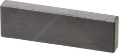 Value Collection - 0.145" Rectangular Steel Gage Block - Accuracy Grade AS-1, Includes NIST Traceability Certification - Exact Tool & Supply