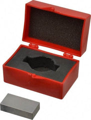Value Collection - 0.7" Rectangular Steel Gage Block - Accuracy Grade AS-1, Includes NIST Traceability Certification - Exact Tool & Supply