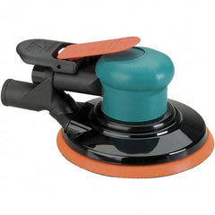 Dynabrade - 12,000 OPM, 14 CFM Air Consumption, Palm Air Orbital Sander - Round Pad, 1/4 NPT Inlet - Exact Tool & Supply