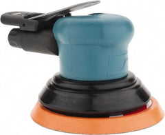 Dynabrade - 12,000 OPM, 14 CFM Air Consumption, Palm Air Orbital Sander - Round Pad, 1/4 NPT Inlet - Exact Tool & Supply