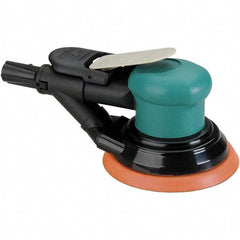 Dynabrade - 12,000 OPM, 14 CFM Air Consumption, Palm Air Orbital Sander - Round Pad, 1/4 NPT Inlet - Exact Tool & Supply