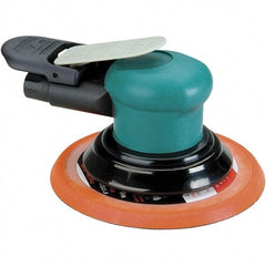 Dynabrade - 12,000 OPM, 14 CFM Air Consumption, Palm Air Orbital Sander - Round Pad, 1/4 NPT Inlet - Exact Tool & Supply