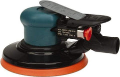 Dynabrade - 12,000 OPM, 14 CFM Air Consumption, Palm Air Orbital Sander - Round Pad, 1/4 NPT Inlet - Exact Tool & Supply