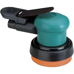 Dynabrade - 12,000 OPM, 14 CFM Air Consumption, Palm Air Orbital Sander - Round Pad, 1/4 NPT Inlet - Exact Tool & Supply