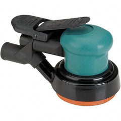 Dynabrade - 12,000 OPM, 14 CFM Air Consumption, Palm Air Orbital Sander - Round Pad, 1/4 NPT Inlet - Exact Tool & Supply