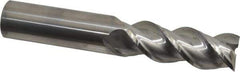 Niagara Cutter - 1", 2-5/8" LOC, 1" Shank Diam, 6" OAL, 3 Flute, Solid Carbide Square End Mill - Single End, Uncoated, Spiral Flute, 45° Helix, Centercutting, Right Hand Cut, Right Hand Flute - Exact Tool & Supply