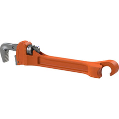 Petol - Pipe Wrenches; Type: Pipe Wrench ; Maximum Pipe Capacity (Inch): 1 ; Overall Length (Inch): 10 ; Material: Steel - Exact Tool & Supply