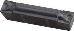 Kennametal - 405G GMN Grade KC5010, 4.05mm Cutting Width Carbide Grooving Insert - 3.5mm Max Depth of Cut, Neutral, 0.4mm Corner Radius, TiAlN Finish - Exact Tool & Supply
