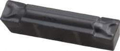 Kennametal - 405G GMN Grade KC5010, 4.05mm Cutting Width Carbide Grooving Insert - 3.5mm Max Depth of Cut, Neutral, 0.4mm Corner Radius, TiAlN Finish - Exact Tool & Supply