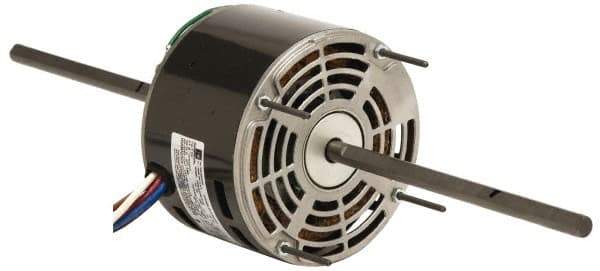 US Motors - 3/4 hp, OAO Enclosure, Auto Thermal Protection, 1,625 RPM, 230 Volt, 60 Hz, Industrial Electric AC/DC Motor - Size 48 Frame, Hub/Stud Mount, 3 Speed, Sleeve Bearings, 3.9 Full Load Amps, B Class Insulation, CCW Lead End - Exact Tool & Supply