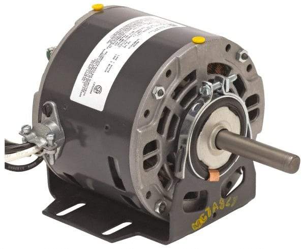 US Motors - 1/12 hp, ODP Enclosure, Auto Thermal Protection, 850 RPM, 115 Volt, 60 Hz, Industrial Electric AC/DC Motor - Size 56 Frame, C-Face Mount, 1 Speed, Ball Bearings, 3.2 Full Load Amps, A Class Insulation, Reversible - Exact Tool & Supply