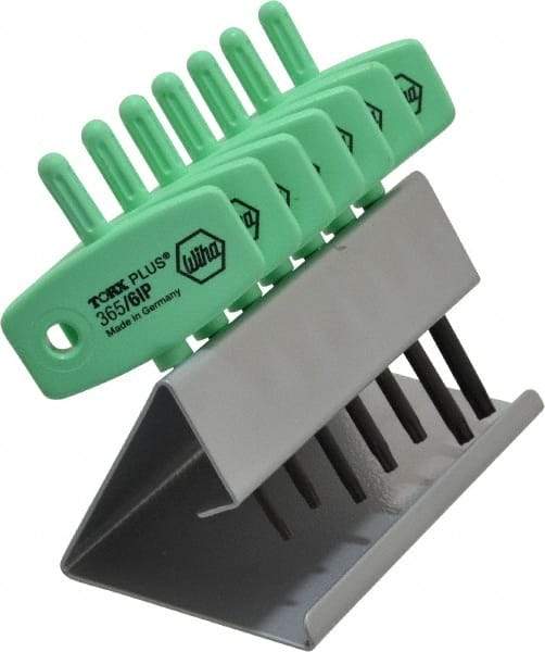 Wiha - 7 Piece IP6 to IP20 Wing Handle Torx Plus Key Set - IP6, IP7, IP8, IP9, IP10, IP15, IP20 Torx Size - Exact Tool & Supply