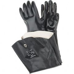 Ansell - 80 mil Thick, Chemical Resistant Gloves - - Exact Tool & Supply