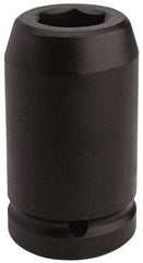 Proto - 1" Drive 4-1/2" Deep Impact Socket - 6 Points, 7-1/4" OAL - Exact Tool & Supply