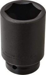 Proto - 1" Drive 2-1/16" Deep Impact Socket - 6 Points, 4-1/4" OAL - Exact Tool & Supply