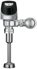 Sloan Valve Co. - 3/4" Spud Coupling, 3/4" Pipe, Urinal Automatic Flush Valve - Single Flush, 1 Gal per Flush, Metal Cover, Powered by Solar Battery Backup - Exact Tool & Supply