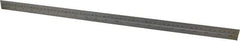 Starrett - 24 Inch Long Blade, 600mm Long Blade, English and Metric Graduation Combination Square Blade - Satin Chrome Finish, Steel, 1/64 and 1/32 Inch Graduation, 0.5 and 1mm Graduation - Exact Tool & Supply