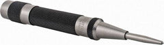 Starrett - 9/16" Automatic Center Punch - 5" OAL, Steel - Exact Tool & Supply