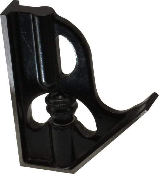 Starrett - 4 Inch Long Blade, Square Head - Smooth Black Enamel, Coated Forged and Hardened Steel - Exact Tool & Supply