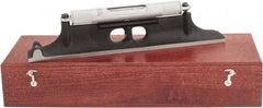 Starrett - 12" Long, 0.0050 & 0.0500" Graduation Sensitivity per 10", 2 Vials, Machinists' Level - Cast Iron - Exact Tool & Supply
