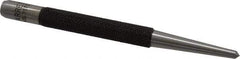 Starrett - 1/8" Center Punch - 4" OAL, Steel - Exact Tool & Supply