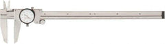 Starrett - 0" to 12" Range, 0.001" Graduation, 0.1" per Revolution, Dial Caliper - White Face, 2-1/2" Jaw Length, Accurate to 0.001" - Exact Tool & Supply