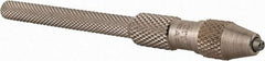Starrett - 4" Long, 1mm Capacity, Precision Twist with Spring Spiral Pin Vise - 4" Long - Exact Tool & Supply