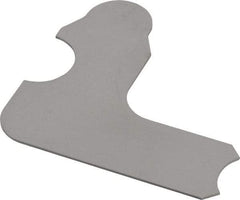 Starrett - 3/8 Inch Radius Gage - Satin Chrome Finish, Stainless Steel - Exact Tool & Supply