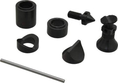 Starrett - 1-1/2 to 2-1/4" High Screw Jack Set - 1" Base Diam - Exact Tool & Supply