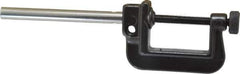Starrett - 1-5/16 Inch Flat, 5/16 Inch Round Test Indicator Clamp - For Use with 650, 651, 196 and 196M Back Plunger and Universal Dial Indicators - Exact Tool & Supply