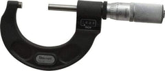 Starrett - 1 to 2" Range, 0.0001" Graduation, Mechanical Outside Micrometer - Friction Thimble, Accurate to 0.00005", Digital Counter - Exact Tool & Supply